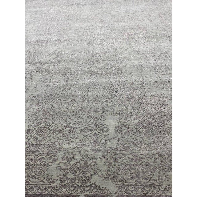 1990s Handwoven Transitional Area Rug 9x12 For Sale - Image 4 of 10