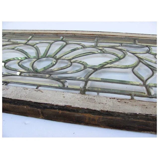 Victorian Beveled Glass Window For Sale - Image 4 of 7