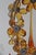 Brown Flower Basket Chandelier with Amber Color Crystals, 1950s For Sale - Image 8 of 18