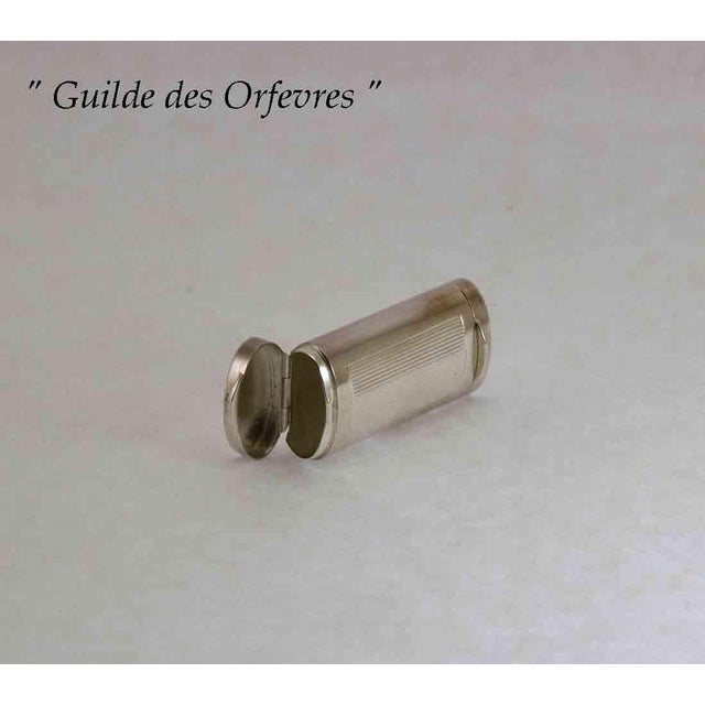 1990s 1990s Sterling Silver Double Pill Box, Oval For Sale - Image 5 of 15