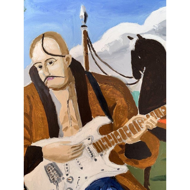 Oil Painting Portrait of a Cossack Oleksandr Gukalov For Sale - Image 6 of 13