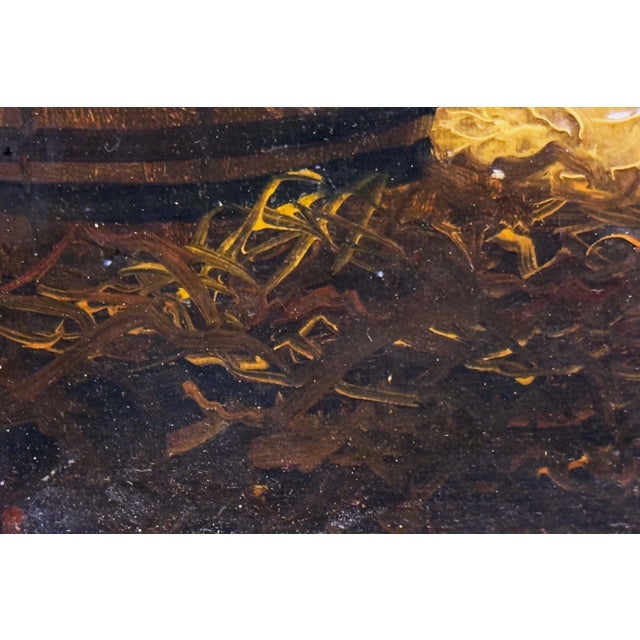 19th Century French Pastoral Sheep Painting Attributed to Jules Louis Rame For Sale - Image 4 of 10