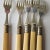 Early 20th Century Early 20th Century English Sheffield Epns A1 Silverplate Five Forks Floral Design - Set of 5 For Sale - Image 5 of 11
