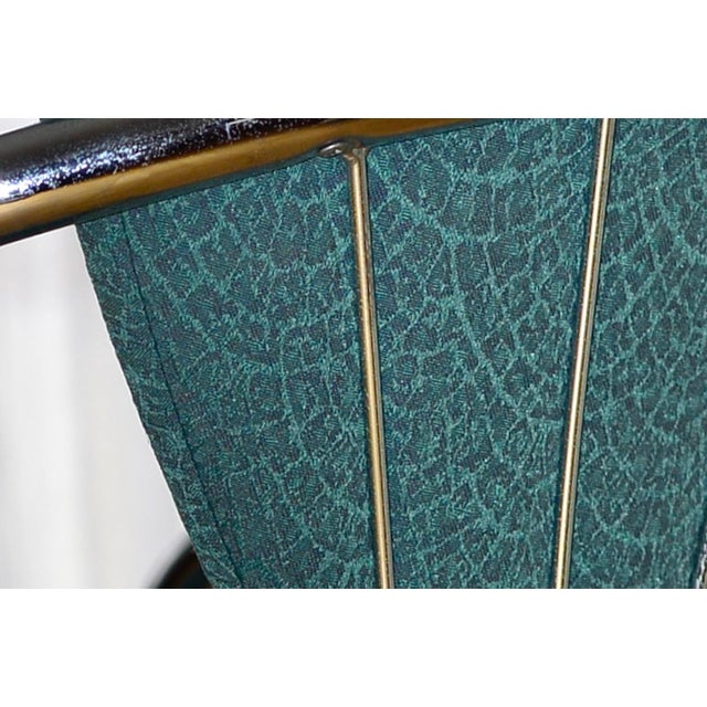 Green Italian Dining Chairs, 1990s, Set of 3 For Sale - Image 8 of 12