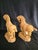 Mid-Century Modern Vintage Hollywood Regency Caramel Ceramic Horse Sculptures - A Pair For Sale - Image 3 of 8