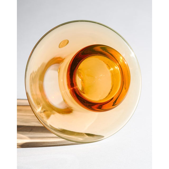 Vintage UV-Reactive Glass Vases by Cari Zalloni for WMF, 1970s, Set of 2 For Sale - Image 11 of 18