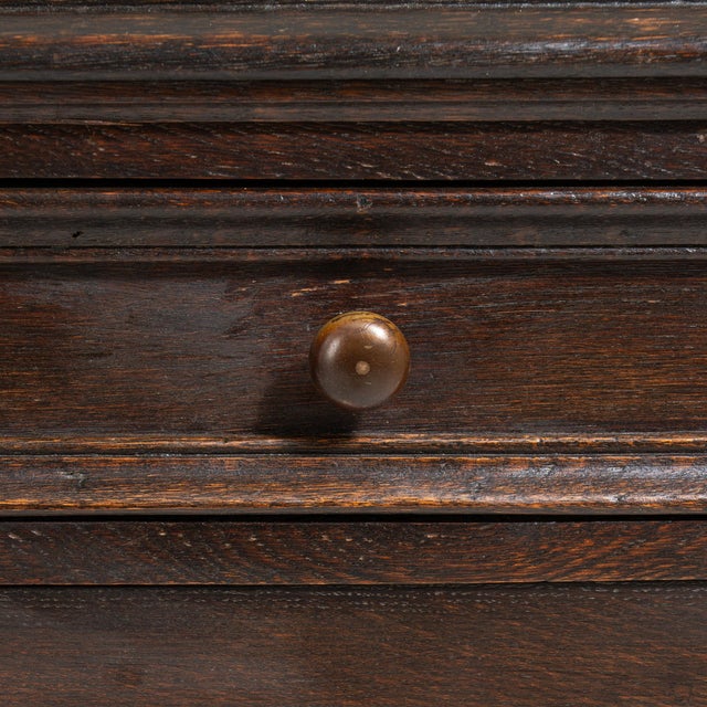 Mid 20th Century France Louis XIII Black Wood Storage Cabinets & Cupboards For Sale - Image 4 of 11