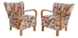 Example of Jindrich Halabala Club Chairs