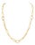 Mid 20th Century Open Link 18k Yellow Gold Long Chain Necklace For Sale
