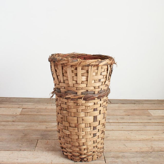 1950s Grape Harvest Log Basket, 1950s For Sale - Image 5 of 9