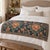 Bunny Williams Home Navy and Terracotta Floral Woven Throw Blanket – 60 × 50 For Sale - Image 4 of 6