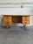 In Style of Henning Kjærnulf Oak Executive Desk With 6 Drawers Open Bookshelf Denmark Mid-Century Modern 1960s For Sale - Image 10 of 12