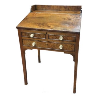 Antique Plantation Desk, Rustic Walnut Desk For Sale