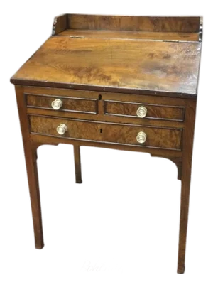 Antique Plantation Desk, Rustic Walnut Desk