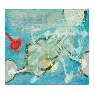 Elfi Schuselka Abstract Composition Oil on Canvas For Sale