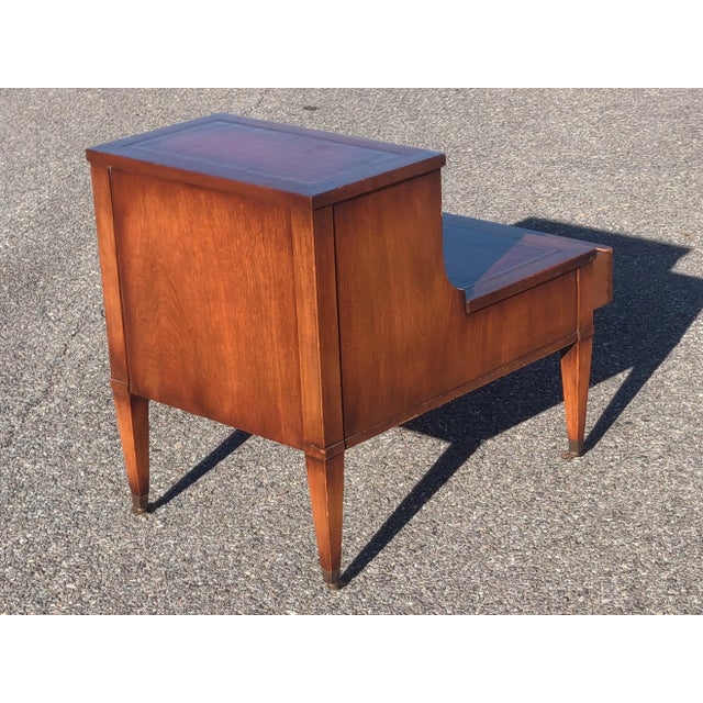 Animal Skin Mid 20th Century Vintage Mid-Century Tiered Side Table For Sale - Image 7 of 11