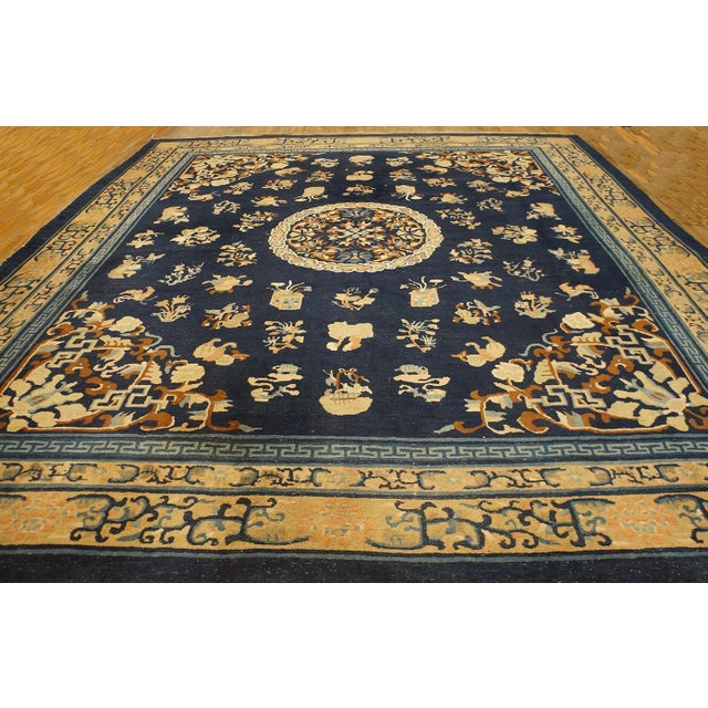 Antique Chinese Peking rug, SizeE: 12' 1'' x13' 5''.