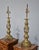 1910s Large French Brass Candlesticks, 1910s, Set of 2 For Sale - Image 5 of 6