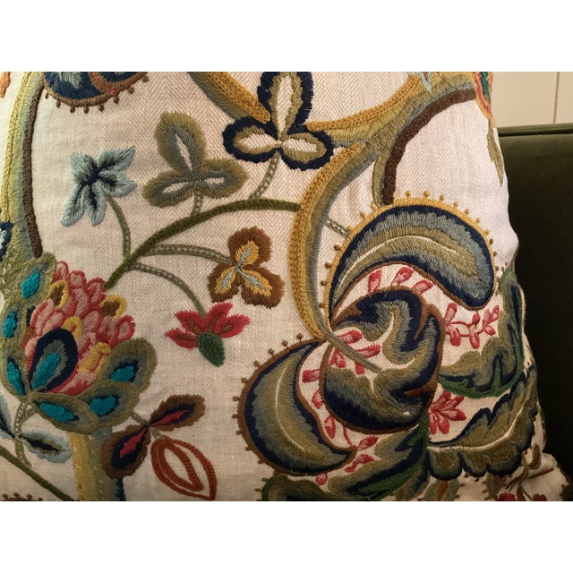 Not Yet Made - Made To Order Pierre Frey “Les Colonies” Braquenié Embroidered Down-Filled 22" Pillows - a Pair For Sale - Image 5 of 5