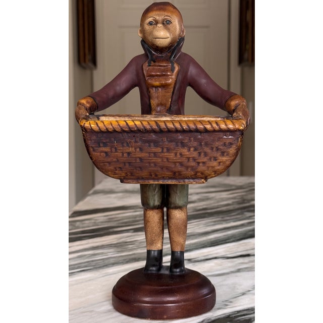 Singerie Motif Planter / Cachepot For Sale - Image 11 of 15