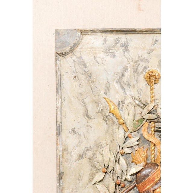 Italian Decorative Wall Panel, 19th Century For Sale In Atlanta - Image 6 of 10