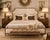 Mid-Century Modern Vintage Mastercraft Burl Wood & Brass Nightstands, Restored — Pair For Sale - Image 3 of 7