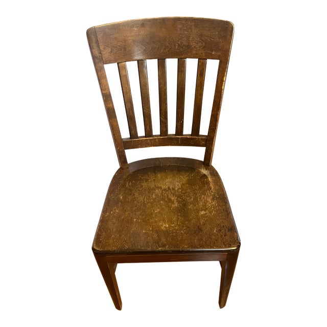 Antique Mission Oak Chair 1910s Johnson Chair Company For Sale