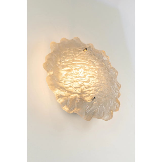 White German Sputnik Murano Glass Wall Sconce from Peill & Putzler For Sale - Image 8 of 12