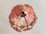 1970s Mid-Century Modern Style Hand-Painted Salmon Pink Glass Floral Globe Chandelier⁠ For Sale - Image 6 of 17