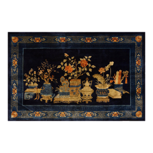 Early 20th Century Chinese Baotou Carpet