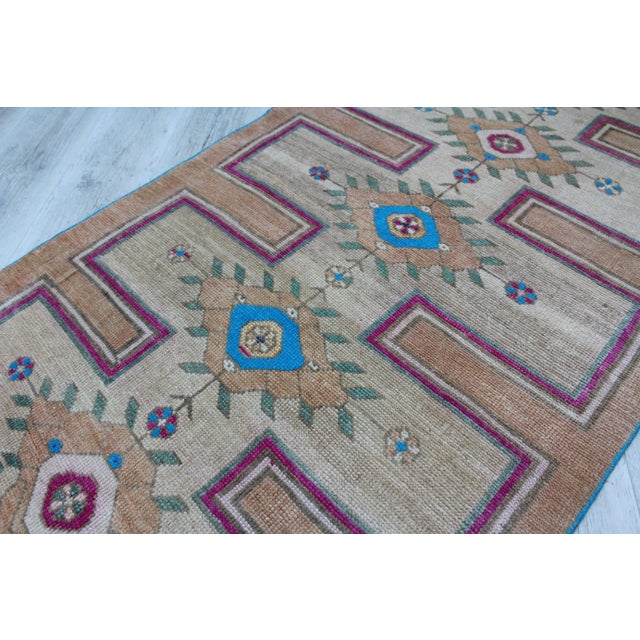 Vintage Turkish Rug Runner - 36"x138" For Sale - Image 9 of 13