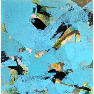 2022 Large Coastal Painting by Jessalin Beutler "Clear River" For Sale