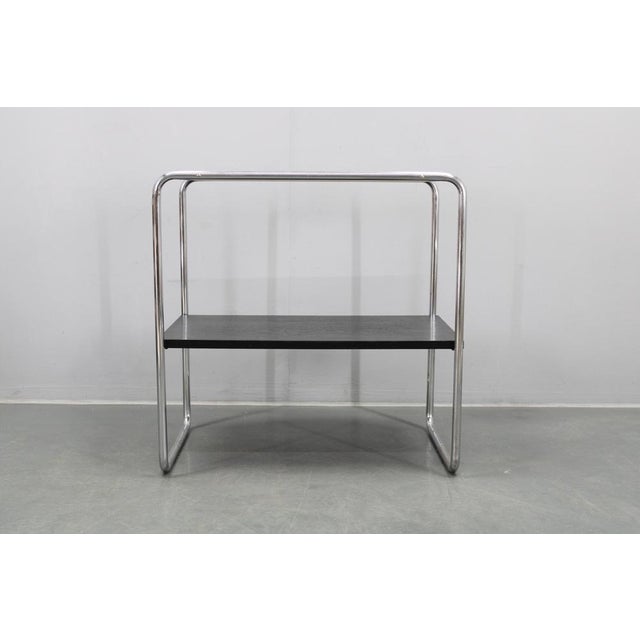 Bauhaus Model B12 Tubular Console Table attributed to Marcel Breuer, Former Czechoslovakia, 1930s For Sale - Image 16 of 18