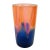 Vintage Orange and Blue Resin Vase by Steve Zoller For Sale - Image 6 of 6