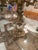 Copper Mid 20th Century Grand 34" Mid‑Century Hollywood Regency Lamps, Ornate Metal, Rewired, Two‑ For Sale - Image 8 of 9