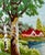 1970s Landscape Needlepoint Textile Art Signed K/N For Sale - Image 4 of 5