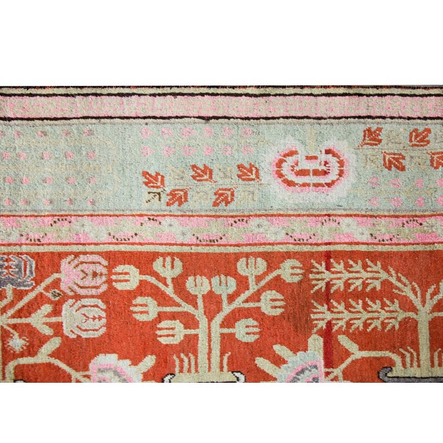 Early 20th Century Early 20th Century Central Asian Khotan Rug For Sale - Image 5 of 14