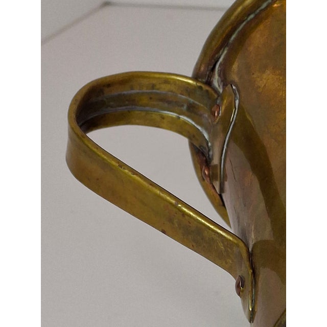 Antique Russian Brass Netilat Yadayim Hand Wash Cup, C. 1898 Maker's Mark Tula For Sale - Image 11 of 16