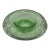 Vintage Green Uranium Glass Console Bowl For Sale