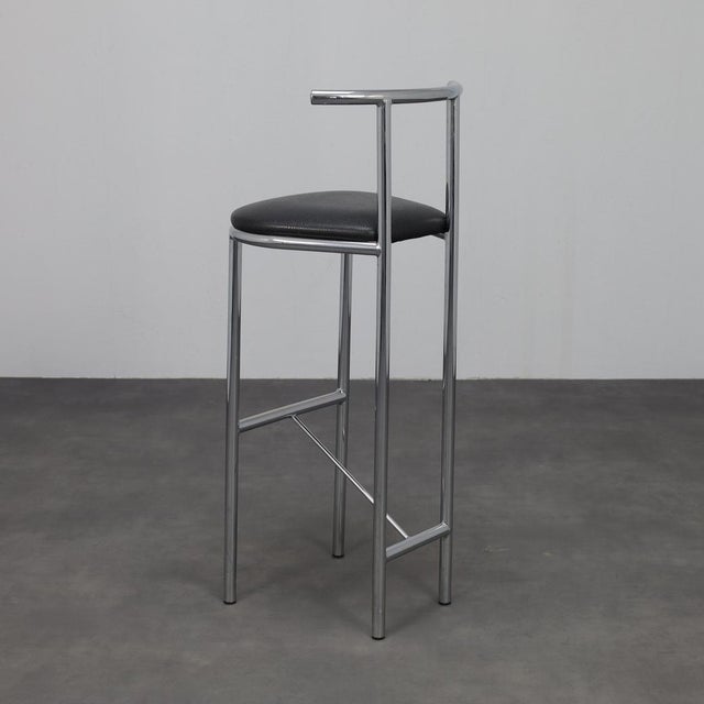 Vintage Barstools in Chrome, 1990s, Set of 4 For Sale - Image 6 of 9