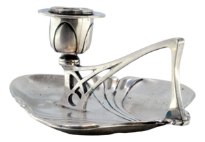 Silver Paddle with Central Embossing and Cut-Out Handle