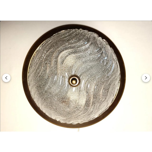 1980s Vintage Ceiling Light in Murano Glass from Fischer Leuchten, 1980s For Sale - Image 5 of 12