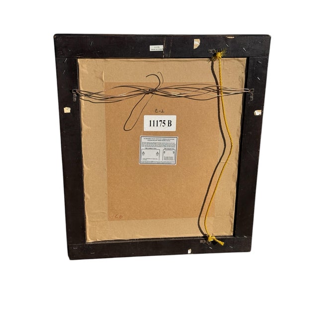 Vintage Rattan & Bamboo Rectangular Mirror For Sale In Phoenix - Image 6 of 8