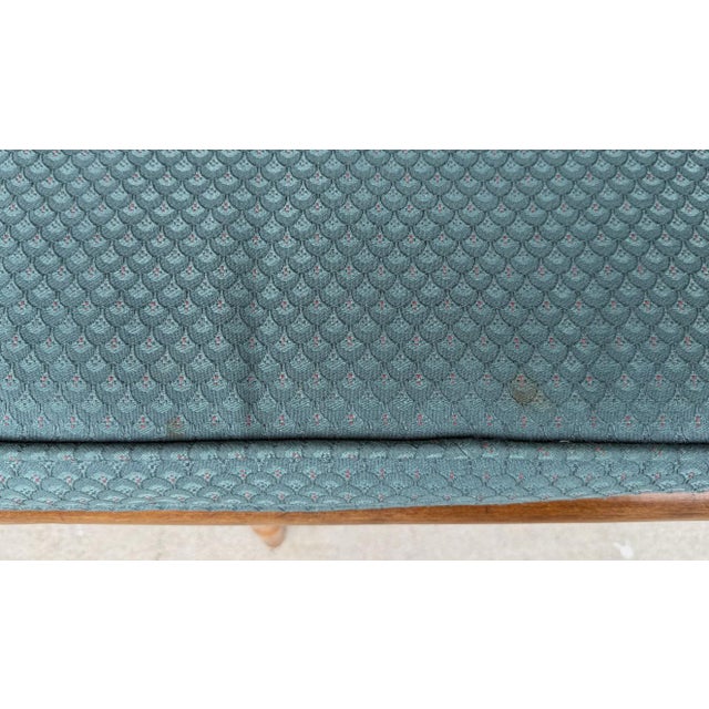 Antique Spindle-Back Bench With Cushion For Sale In Raleigh - Image 6 of 12