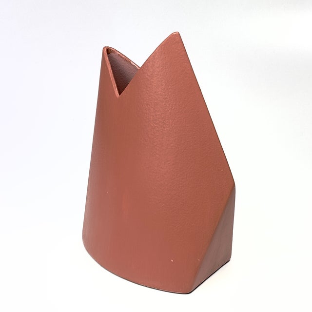Stunning Vintage James Johnston Studio Post-Modern Geometric Vessels Curation Circa 1980 - Group of 3 For Sale - Image 14 of 16