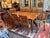 Arts & Crafts Ethan Allen Arts & Crafts Style Cherry Dining Table With Eight Slat-Back Chairs For Sale - Image 3 of 17