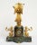 19th Century French Napoleon III Clock in Gilded Bronze and Green Alpine Marble For Sale - Image 4 of 6