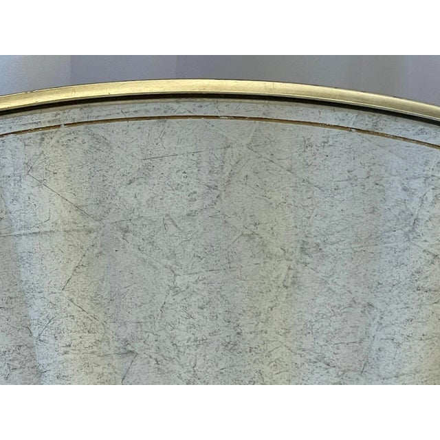 Hollywood Regency Style Mirrored Gueridon, Center Table, Silver Gilt, Lion Heads For Sale - Image 9 of 13