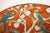 1970s Macau Famille Rose Satsuma Style Raised Figural Charger Plate For Sale - Image 13 of 16