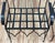 Substantial Vintage Wrought Iron Gothic Revival Cathedral Chairs, a Pair For Sale - Image 11 of 15